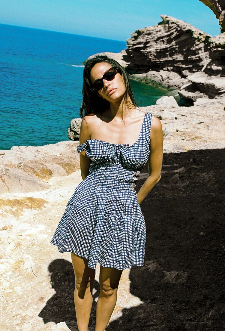 Gianluca Dress - Midnight Check