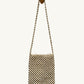 Beaded Crossbody Bag - Bone