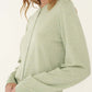 Maeve Merino Spring Cardigan - Sage Marle