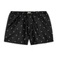 Silk Taffeta Tap Short - Jet Polka Dot