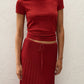 Leandra Shirt - Red Ochre