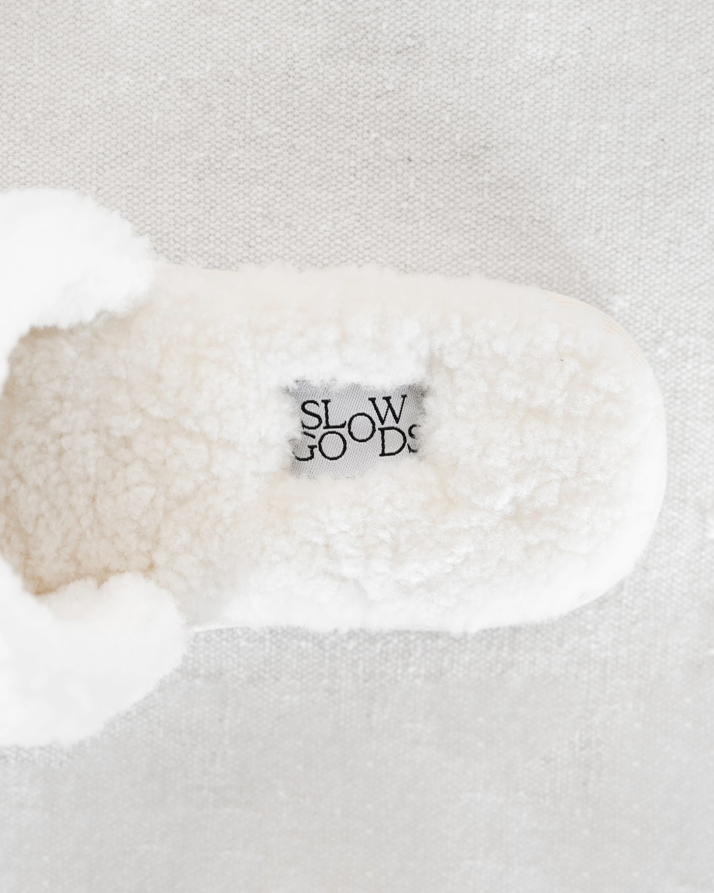 Shearling Slippers - Cream