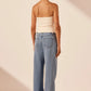 Stella Wide Leg Jean - Mid Blue