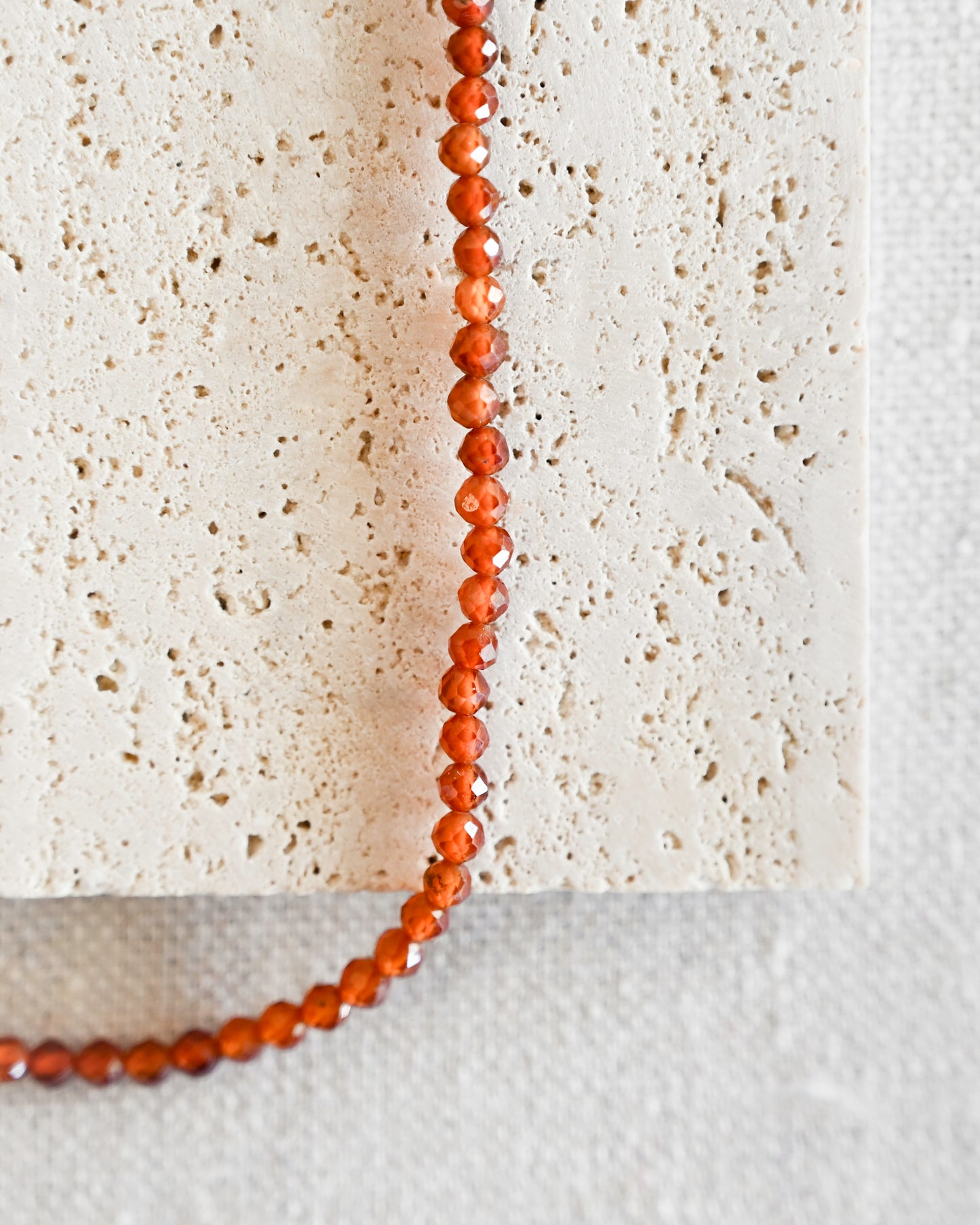 Siena Orange Garnet Necklace