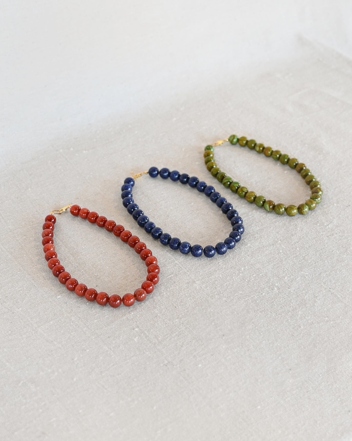 Terra Beaded Necklace - Carnelian