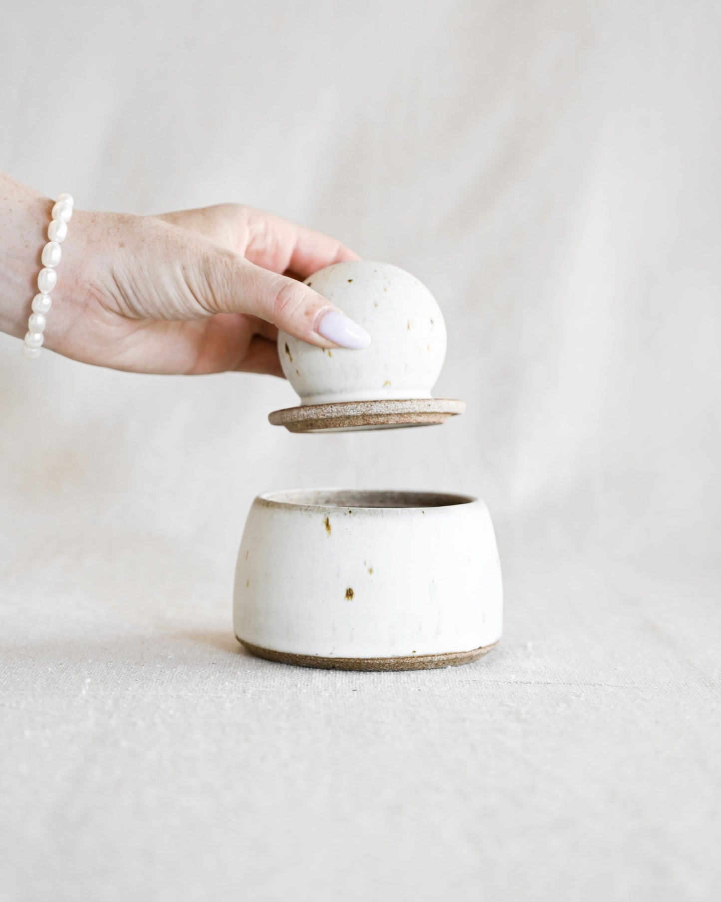 Alabaster Stash Jar - Small