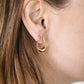 Ebony Drop Swirl Earring