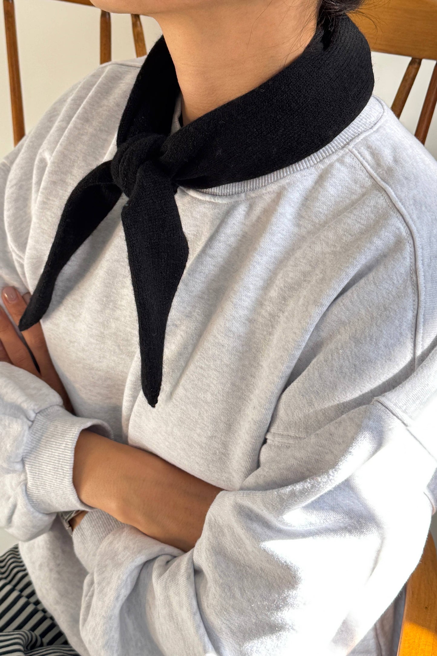 Cashmere Bandana - Black