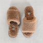 Shearling Slippers - Camel