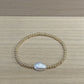 Marina Beaded Bracelet - Coin Pearl