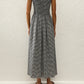 Carina Maxi Dress - Black Gingham