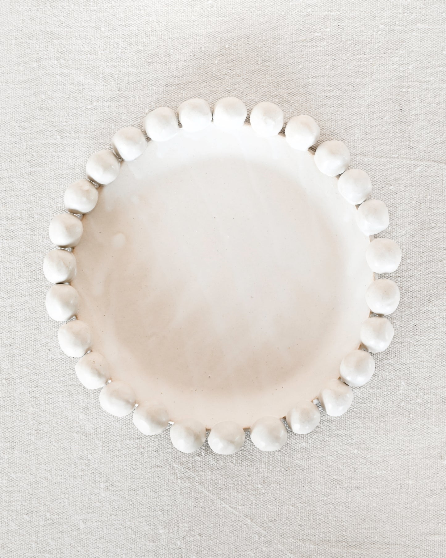 Beaded Plate - Medium