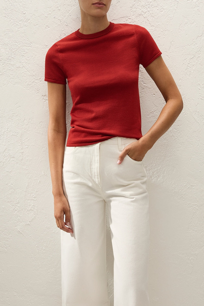 Leandra Shirt - Red Ochre