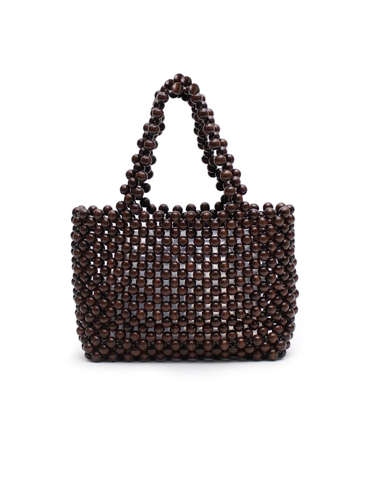 Bon Bon Beaded Bag - Brown