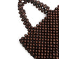 Bon Bon Beaded Bag - Brown