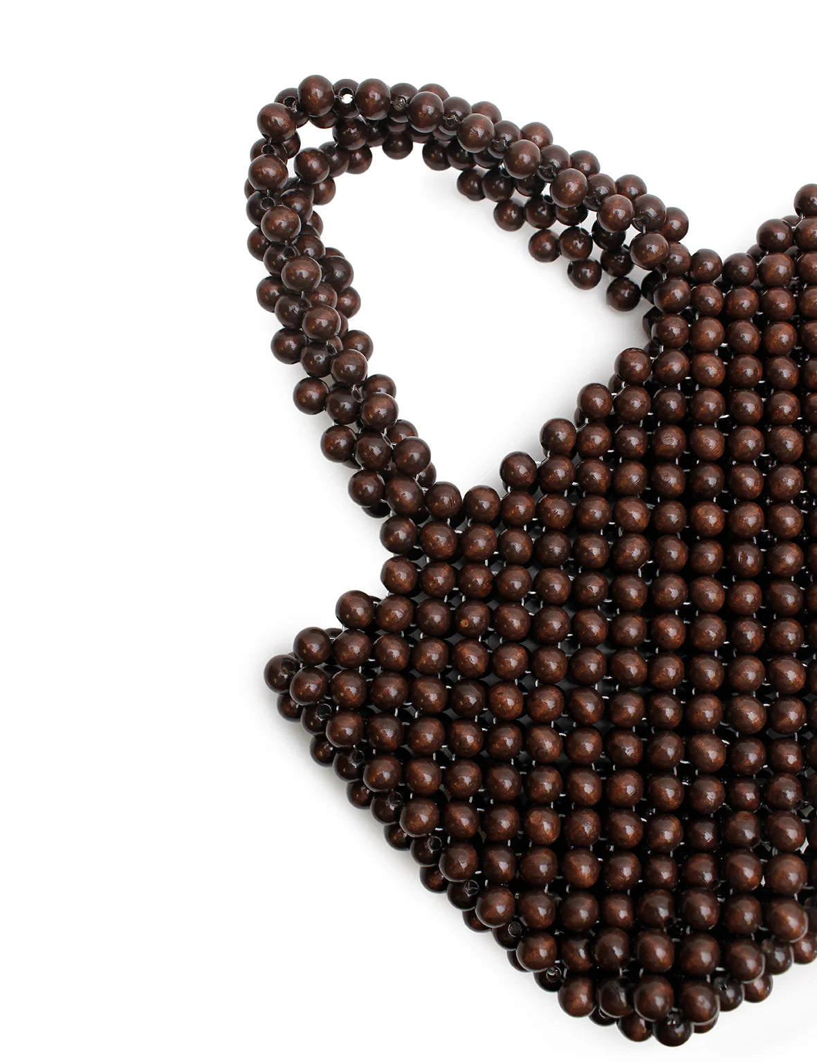 Bon Bon Beaded Bag - Brown