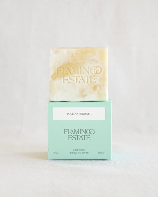 Golden Pollinator Soap Brick
