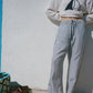 Dania Pant - Gingham Silk
