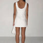 Cat Mini Dress - Ivory