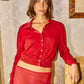 Palma Cardigan - Ruby