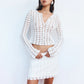 Cleo Crochet Cardi - Cream