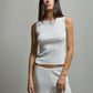 Paloma Pointelle Muscle Tank - White