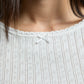 Paloma Pointelle Muscle Tank - White