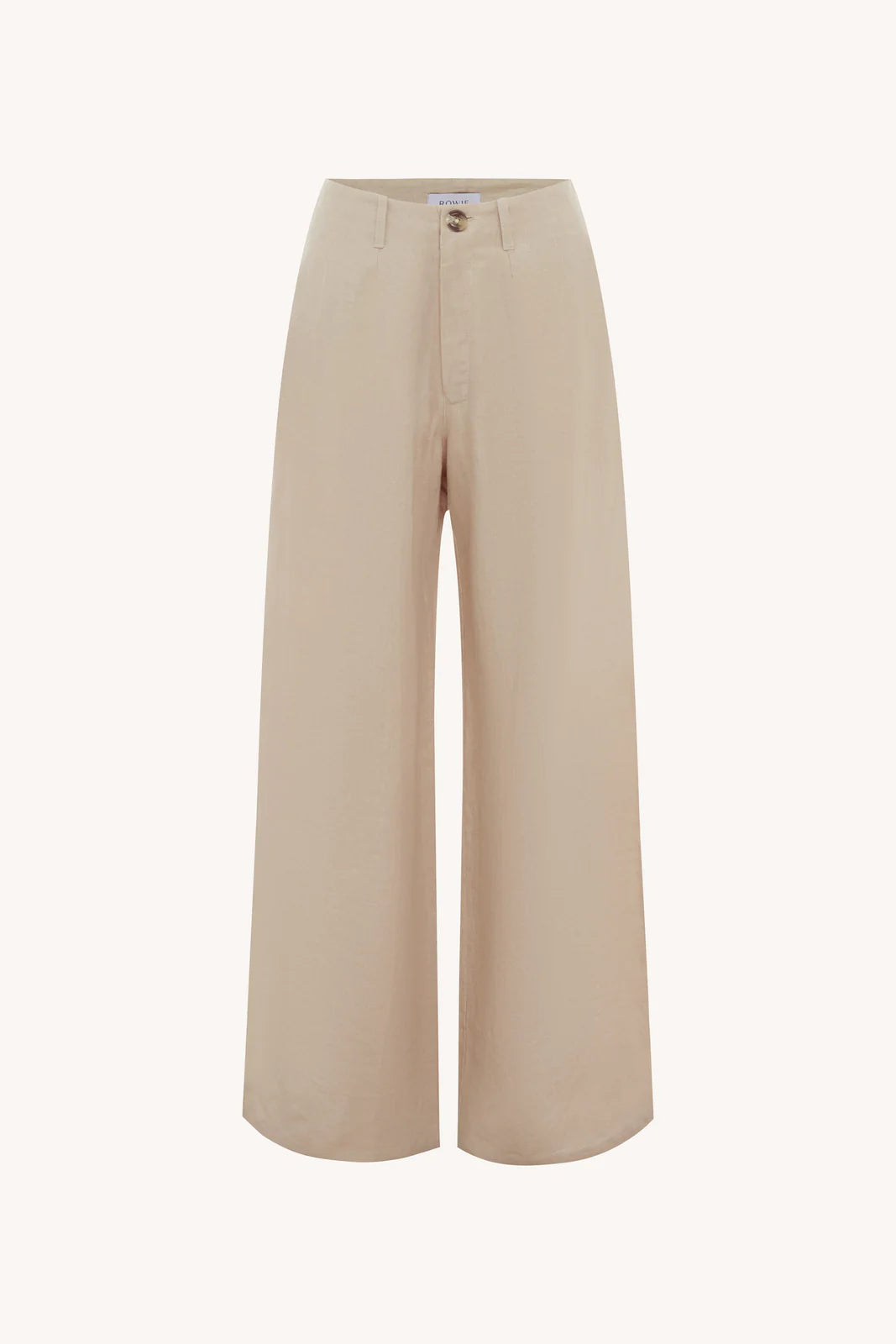 Carlotta Linen Wide Pants - Birch