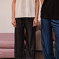 Shadow Stripe Simple Pant - Jet