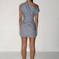 Claire Mini Dress - Slate