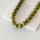 Rio Beaded Necklace - Green Jasper
