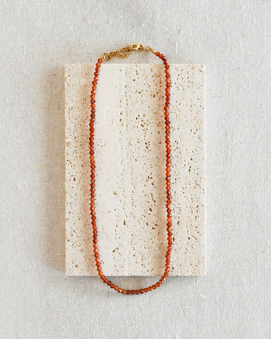 Siena Orange Garnet Necklace