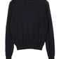 Lacerta Sheer Pullover Sweater - Black