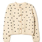 Maija Cardigan - Ivory / Polka Dot