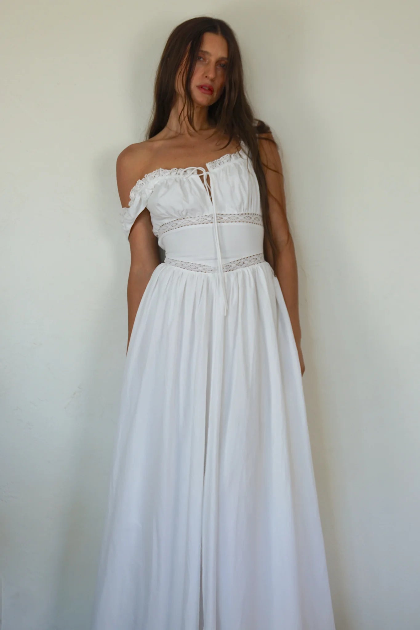 Belle Dress - White