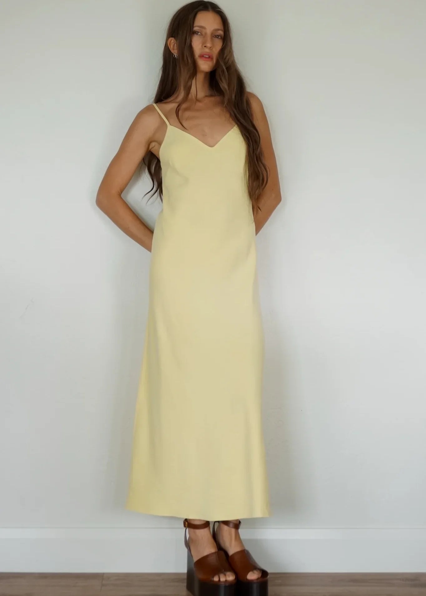 Leo Slip Dress - Butter