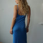 Leo Slip Dress - Azure