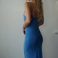 Leo Slip Dress - Azure