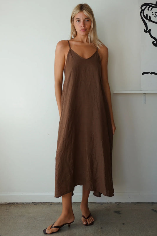 Paia Maxi Dress - Espresso