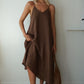 Paia Maxi Dress - Espresso