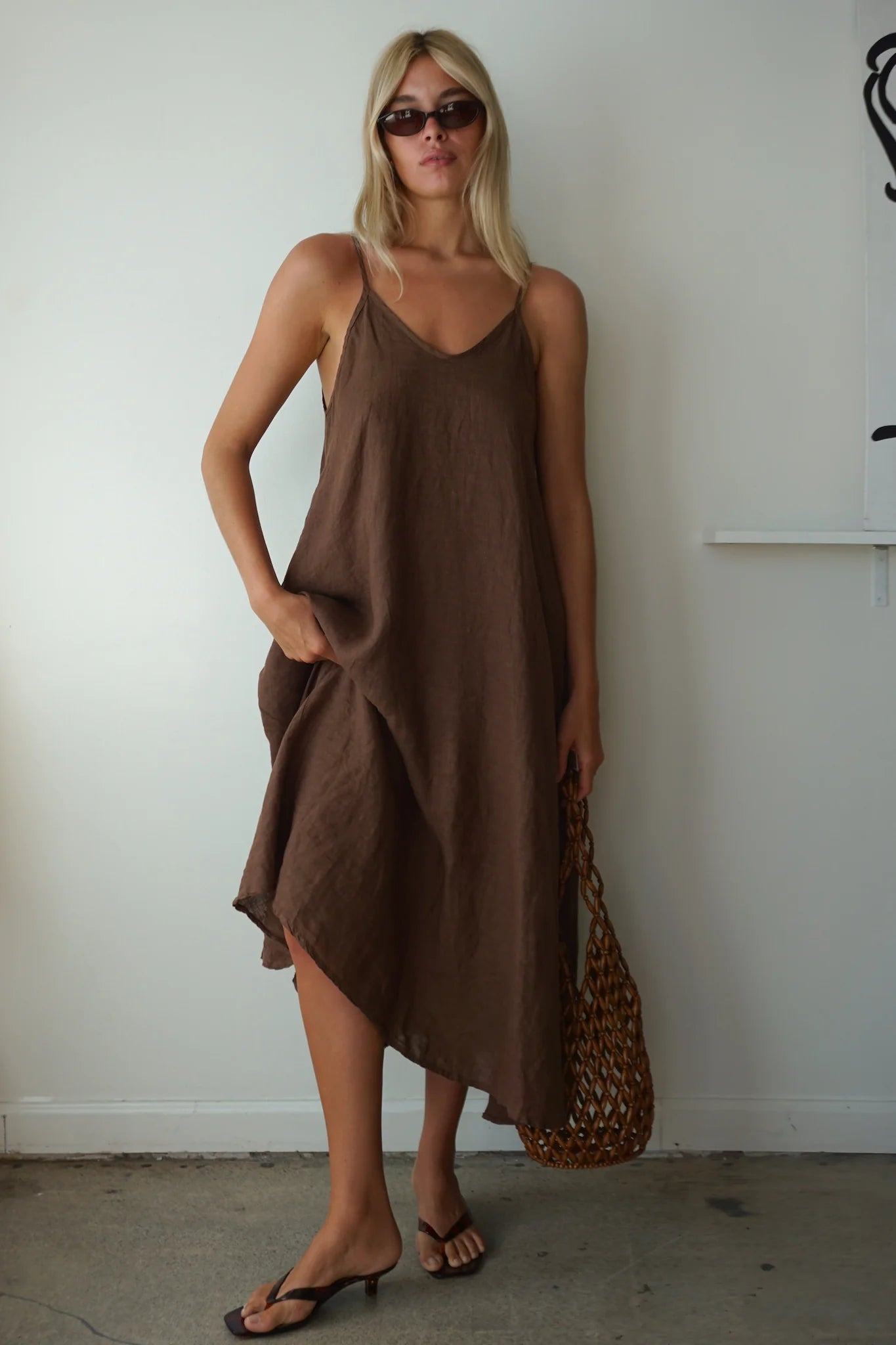 Paia Maxi Dress - Espresso