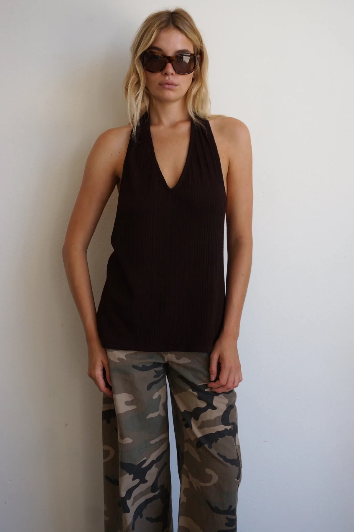 Halter Top - Umber Knit