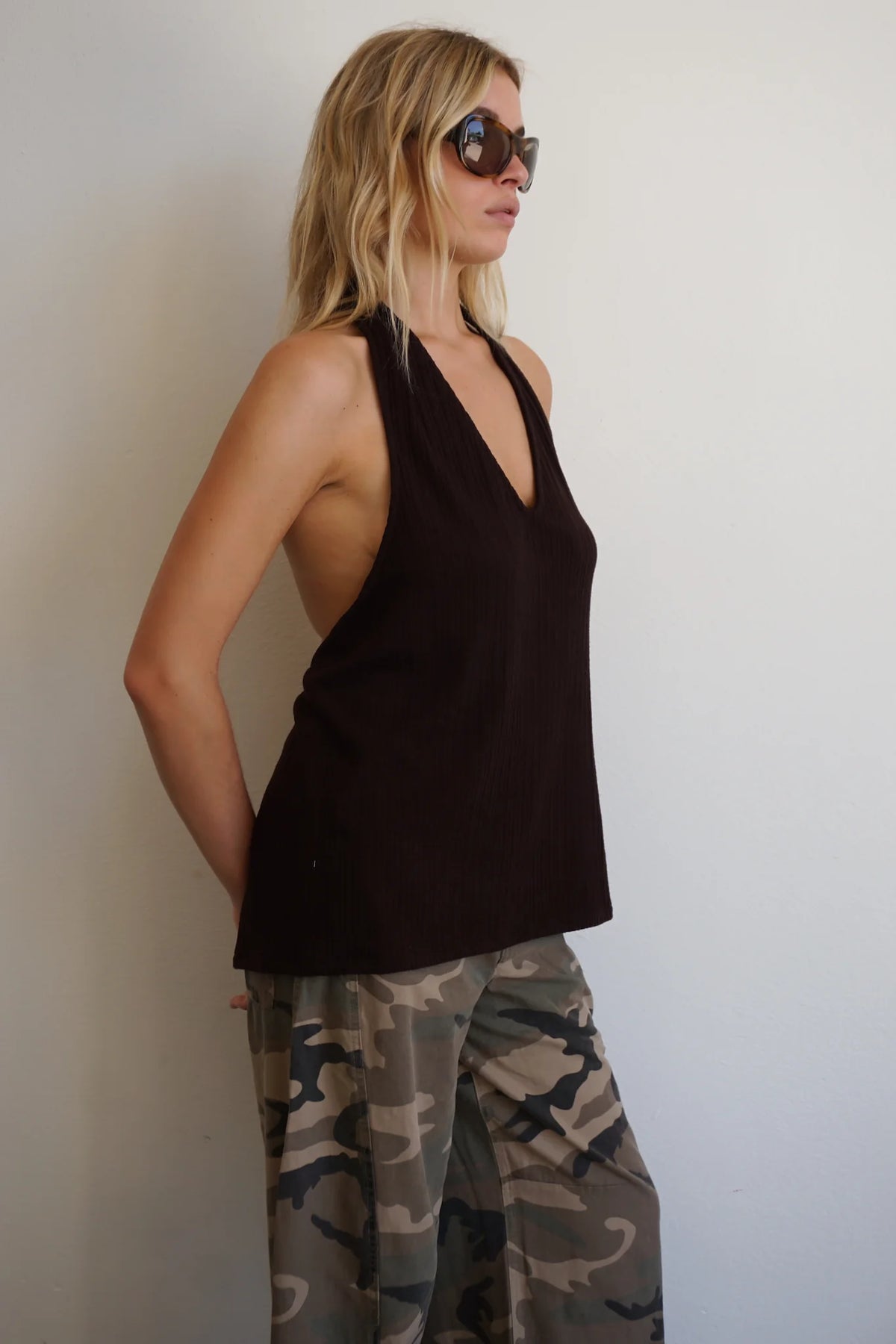 Halter Top - Umber Knit