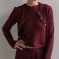 Sweater Rib Shell - Oxblood