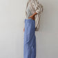 Pop Stripe Drawstring Pant - Azure Pinstripe