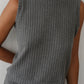 Sweater Rib Shell - Heather Grey