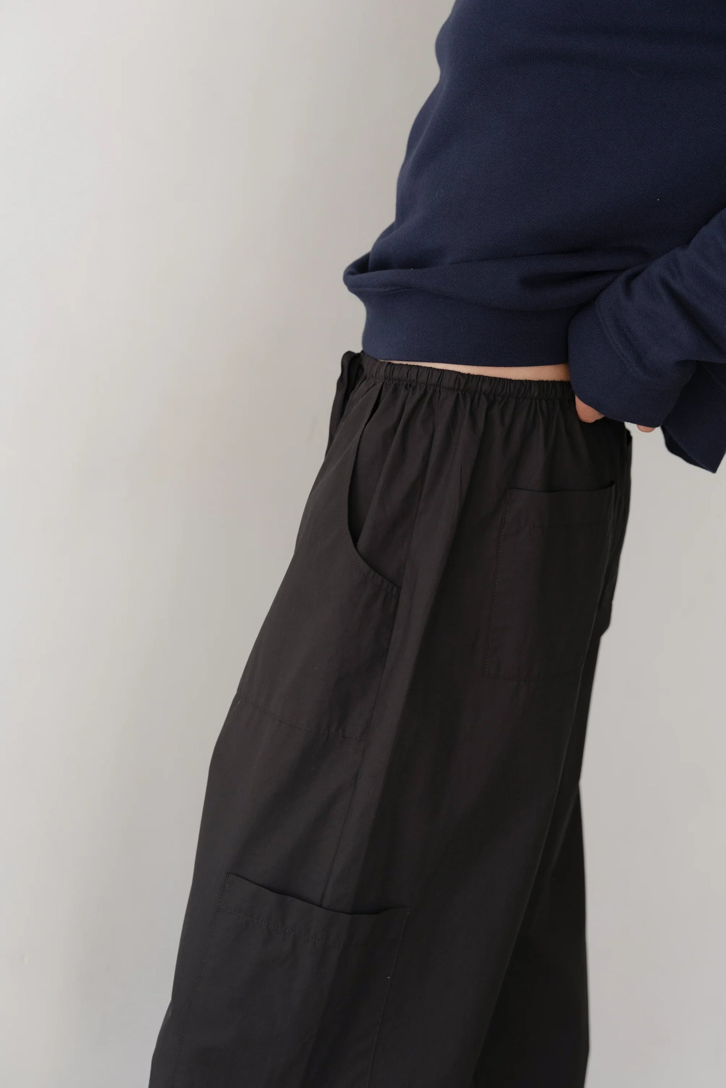 Pop Drawstring Cargo Pant - Jet