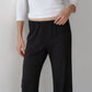 Baby Rib Scallop Pant - Jet