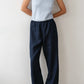 Linen Simple Pant - Navy