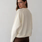 Eco-Terry Crewneck - Creme